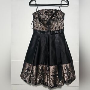 Jessica McLintock Whimsygoth 90's Bubble Hem Mini Dress 4